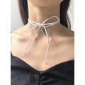 【jnauxz】現貨白!! 售完不補 愛心繞脖綁帶項鍊 (兩色)_4