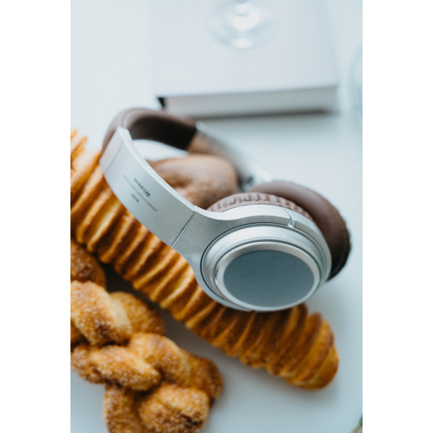 【jnauxz】美式復古銀棕配色全罩式耳機