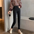 冬季高腰顯瘦鉛筆牛仔褲_5