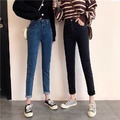 冬季高腰顯瘦鉛筆牛仔褲_1