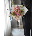 復古粉藕色康乃馨花束〡茱萸花園〡2026母親節_5