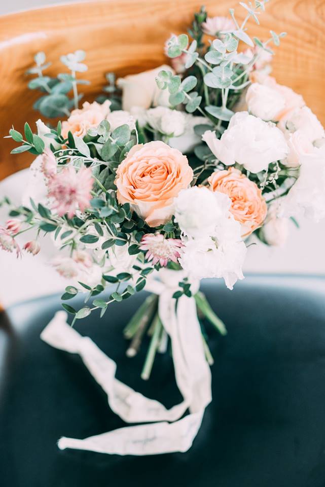 自然風格美式捧花(中)  Fine Art Wedding Bouquet