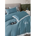 【德國魯道夫】頂級100%天絲60支床包兩用被組-4天青藍_2