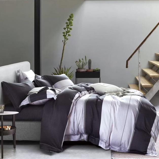 【切爾希】60支100%尊爵木漿純天絲床包兩用被四件組-古典尊爵