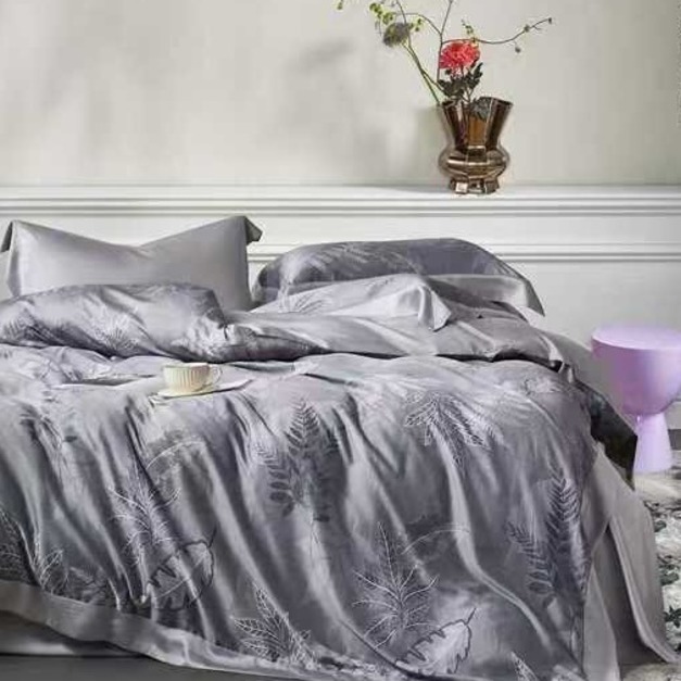 【慕夏】60支100%尊爵木漿純天絲床包兩用被四件組-古典尊爵