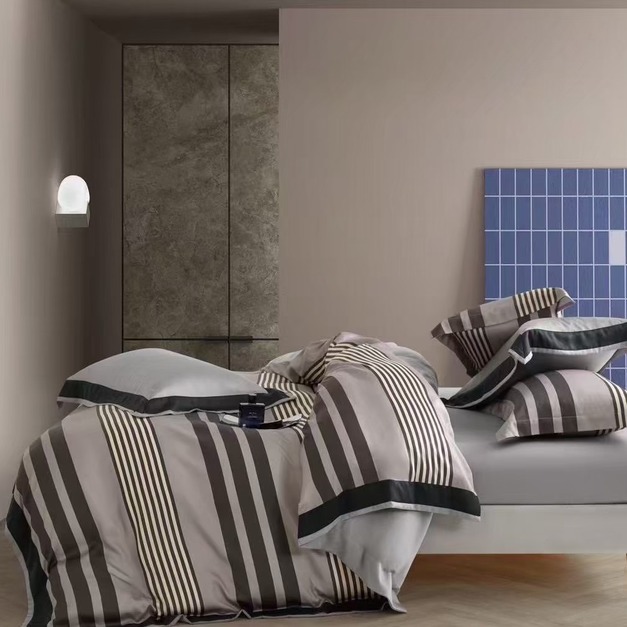 【邂逅】60支100%尊爵木漿純天絲床包兩用被四件組-古典尊爵