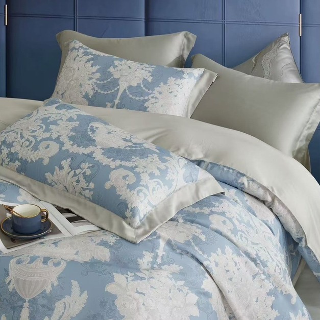 【明宇幽蘭】100支100%純天絲床包兩用被四件組-頂級尊爵 奢華再現