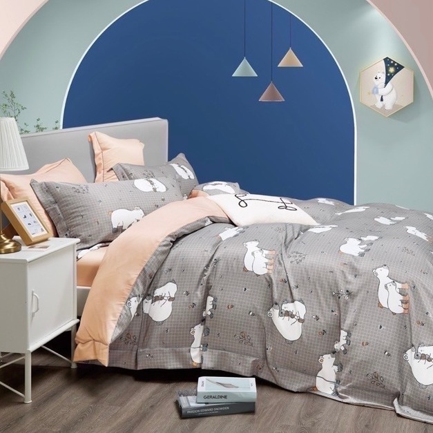 天絲防皺床包兩用被組 寵愛一生