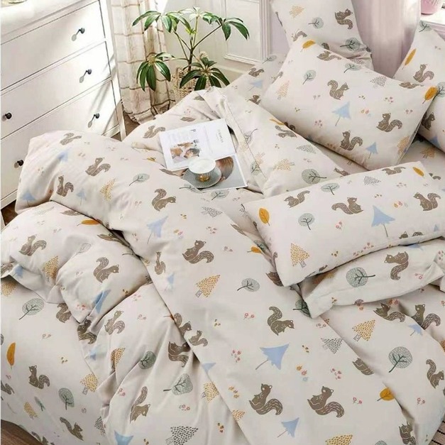 天絲防皺床包兩用被組 午後時光