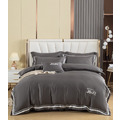 100%純天絲法式輕奢 床罩七件組-雅麻灰