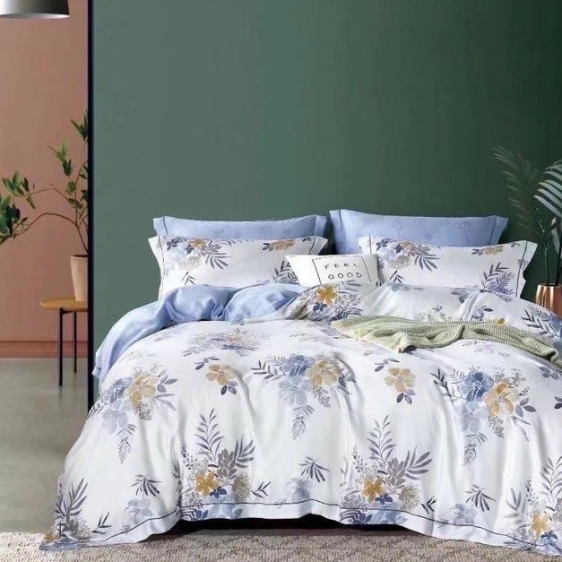 100%奧地利天絲床包兩用被四件組-繁寇