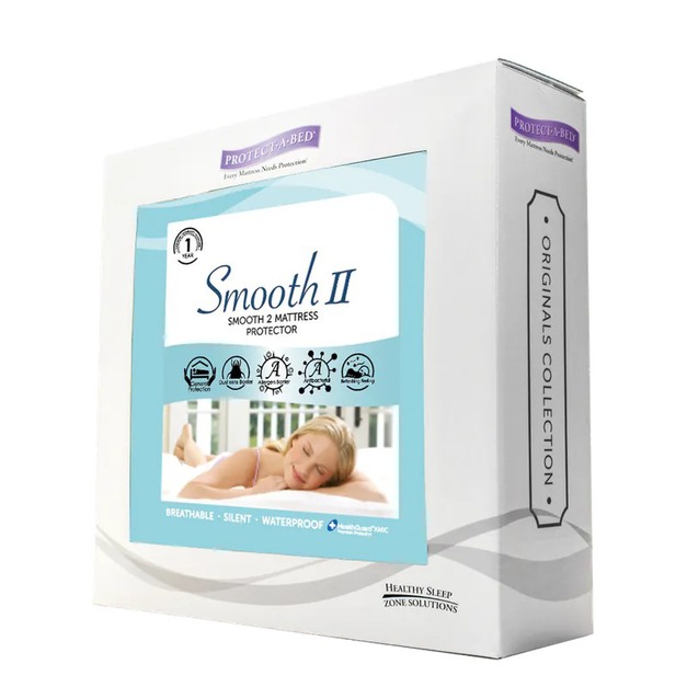 【美國寢之堡】Smooth 2_超微纖維床包式保潔墊｜防水防蟎抗菌