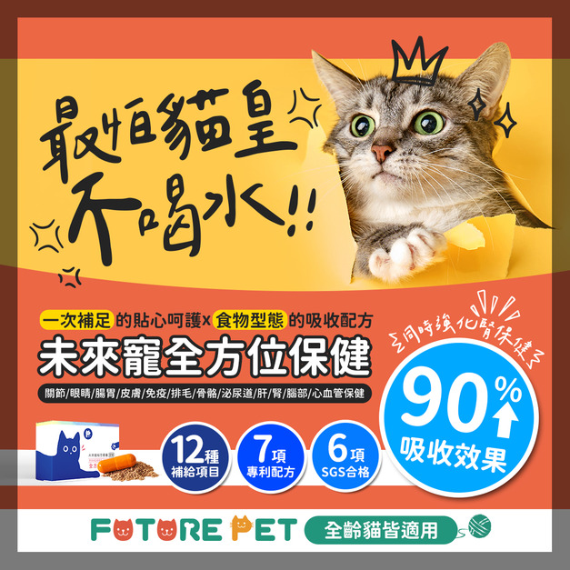 【未來寵】 FuturePet 時空膠囊 全齡貓 30粒/盒 全方位型保健 專為毛孩設計 快速吸收無挑嘴問題