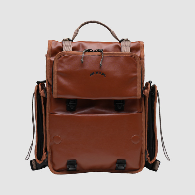 12L 兩棲防水｜D-DAY郵差包 (紅棕) 