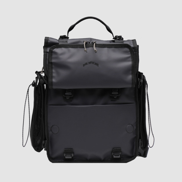 12L 兩棲防水｜D-DAY郵差包 (黑.棕.灰) 