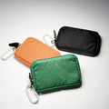 菱格彈道小錢包 橘/綠/黑_6