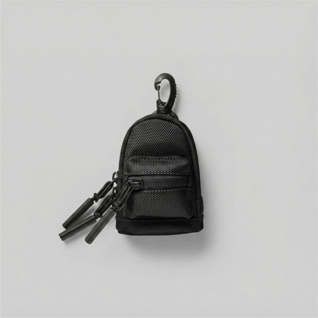 耳機零錢收納｜彈道mini包 (黑.灰)