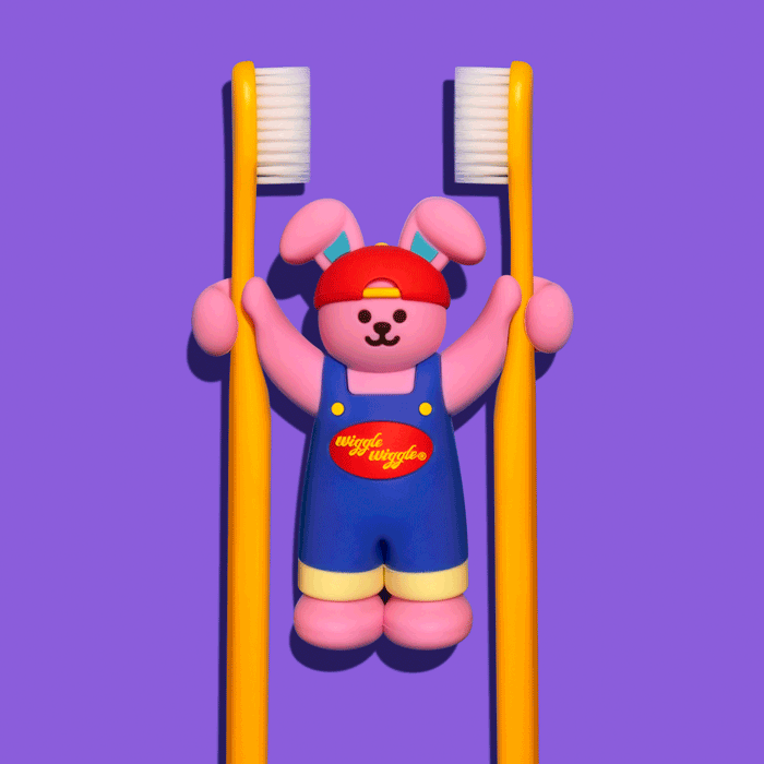 Wiggle Wiggle 牙刷架-小兔子