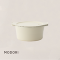 Modori 唯美陶瓷湯鍋 奶油白_2
