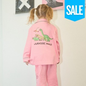 【絕版】[侏儸紀世界] 兒童睡衣_恐龍家族