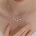 Wing Bling 925銀 復古風愛心串項鍊