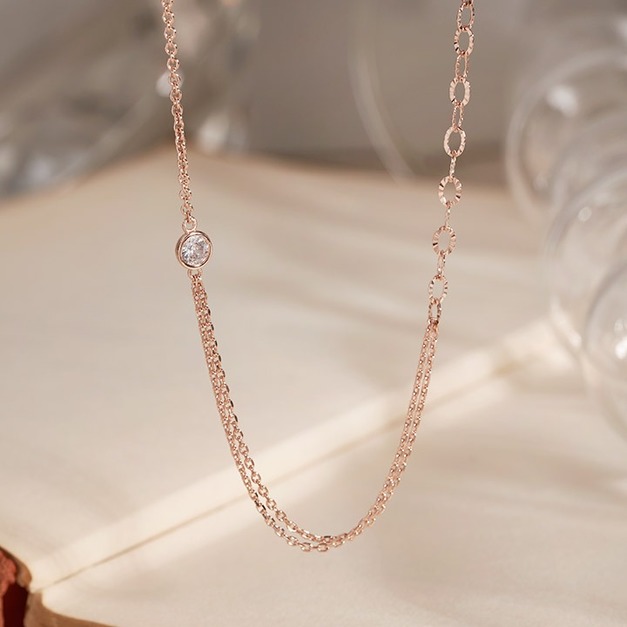 Wing Bling 925銀 多層次項鍊