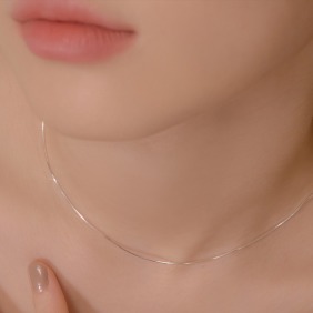 Wing Bling 925銀 優雅蛇骨項鍊