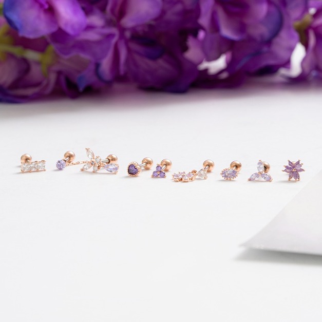 Wing Bling 薰衣草紫系列耳環