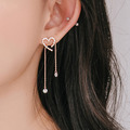 Wing Bling 滿鑽愛心垂墜耳環/耳夾_1