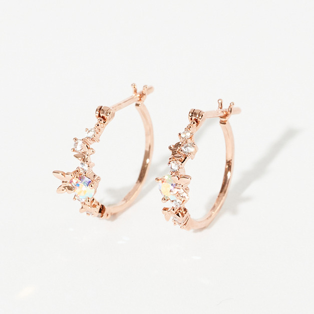 Wing Bling   蝴蝶花園耳扣式耳夾