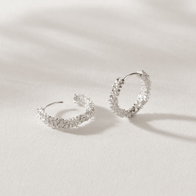 Wing Bling 925銀 星星串耳扣式耳環