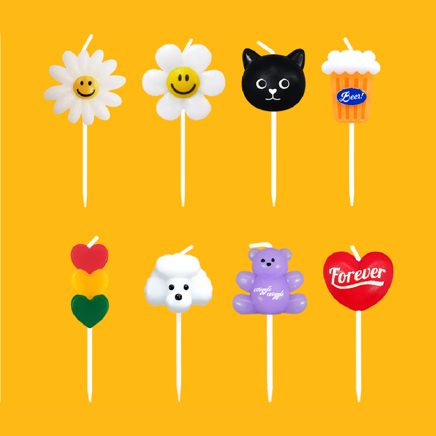 【絕版】Wiggle Wiggle 派對蠟燭