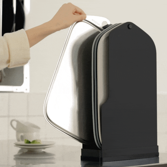 Modori 無痕砧板4色組 霧黑限定版_1