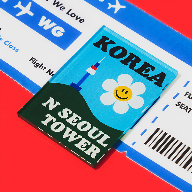 Wiggle Wiggle 壓克力冰箱貼 首爾-Thismoment