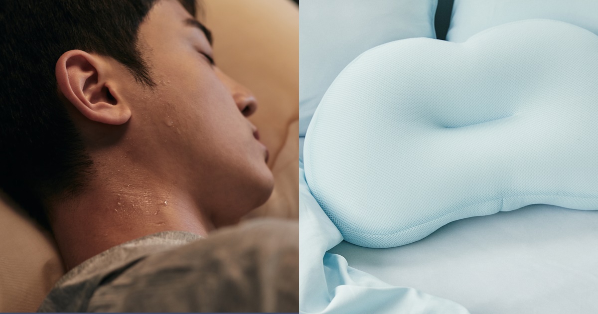 體驗幸福的休息:涼涼枕頭 怕熱和側睡者的完美伴侶!