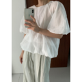 (設計師款)棉花糖冰沙blouse - 純淨白_1