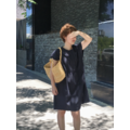 (55%亞麻)(設計師款)簡單風棉麻小洋裝