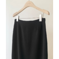 (OUNCE) 極簡maxi黑長裙_1