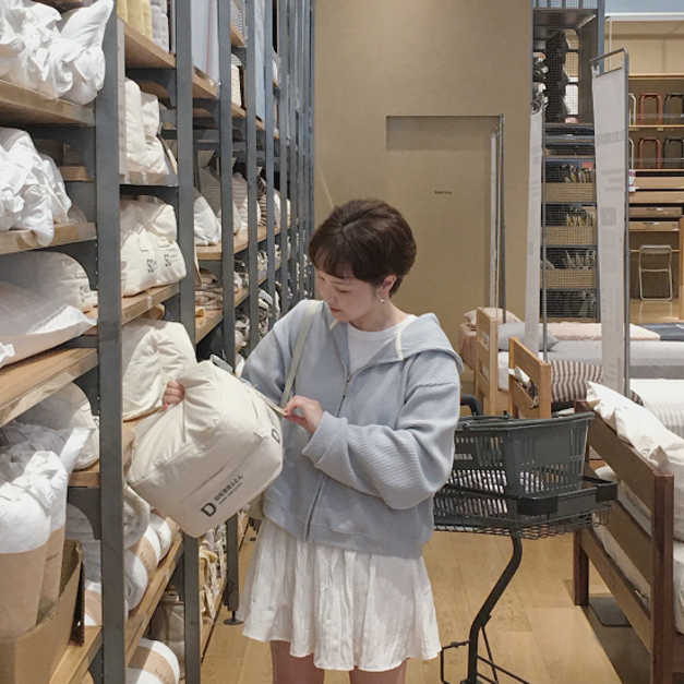 (本期推薦)鬆餅格連帽外套 - 天空藍、灰、薄荷綠