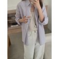 (本期推薦)冰淇淋襯衫 - 薰衣草