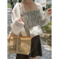 (設計師款)可可愛愛格紋泡泡紗小上衣