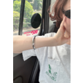 (設計師款)美人魚Tshirt - 米白、花灰_1