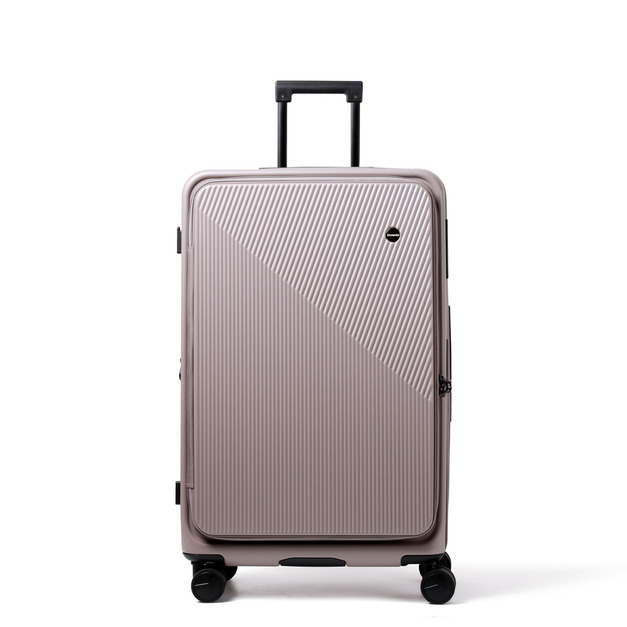 Pro系列 前開行李箱28吋日本煞車輪-晨霧灰