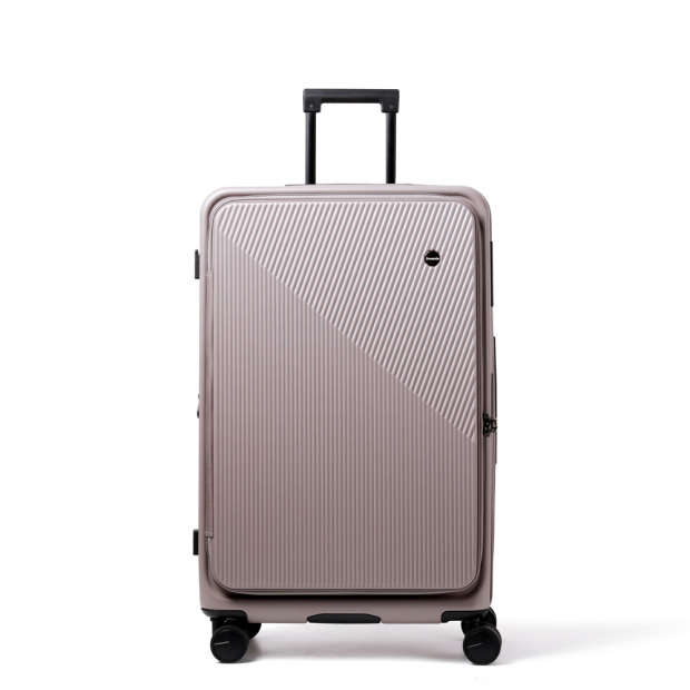 Pro系列 前開行李箱28吋日本煞車輪-晨霧灰