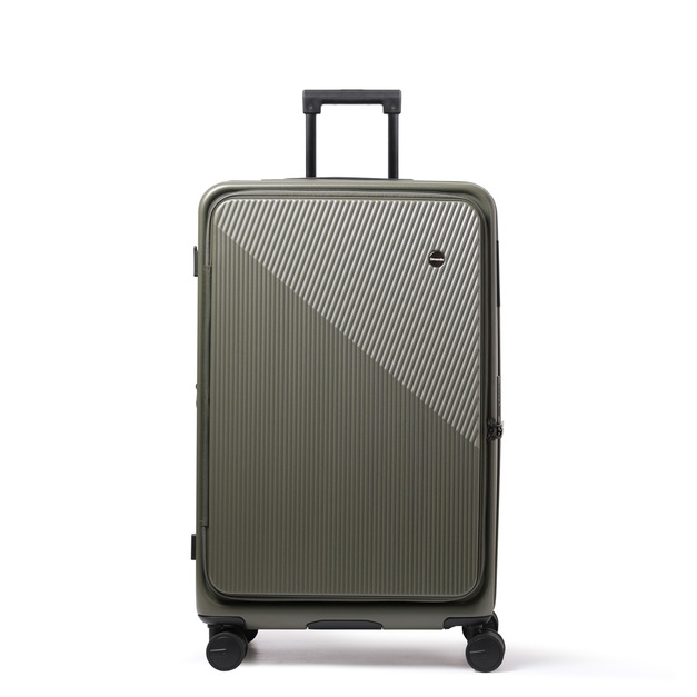 Pro系列 前開行李箱28吋日本煞車輪-森林綠