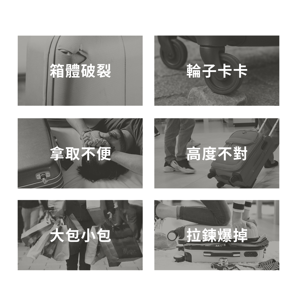 解決行李箱痛點