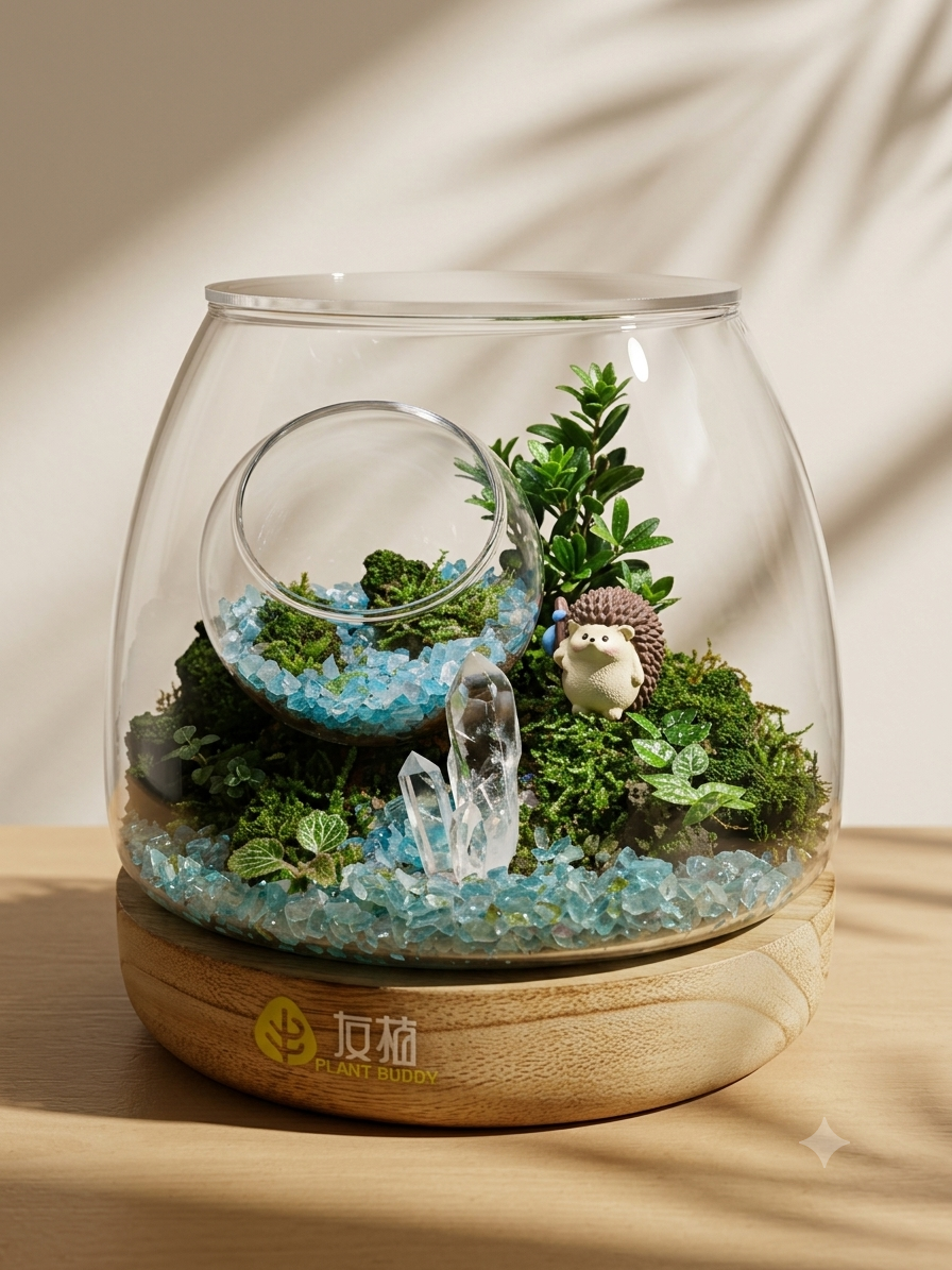 雨林生態瓶給水