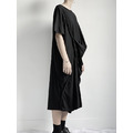 draped cotton dress 立體不對稱扭轉棉質洋裝_1