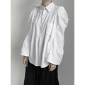 立體輪廓寬袖廓形襯衫（追加）