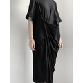draped cotton dress 立體不對稱扭轉棉質洋裝_3